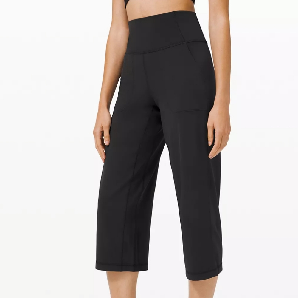 Lululemon Align Wide Leg SuperHighRise Crop 23" Gem